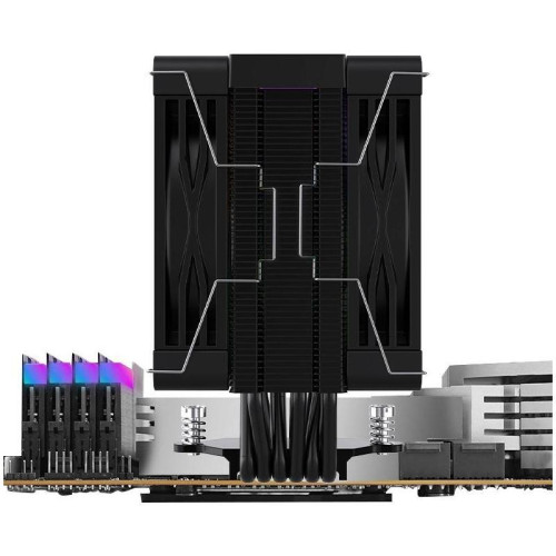 Устройство охлаждения(кулер) Bloody BD-AC230-ARGB1 ARGB Soc-AM5/AM4/1200/1700/1851 черный 4-pin 22-32dB Al+Cu LCD 230W 715gr Ret (BD-AC230-ARGB1-BK)