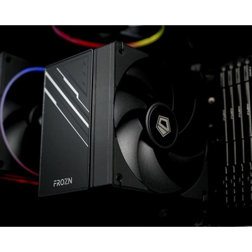 Кулер ID-Cooling Frozn A610 Soc-AM5/AM4/1200/1700/1851 черный 4-pin 29.85dB Al+Cu 250W 925gr Ret (FROZN A610 BLACK) [FROZN A610 BLACK]