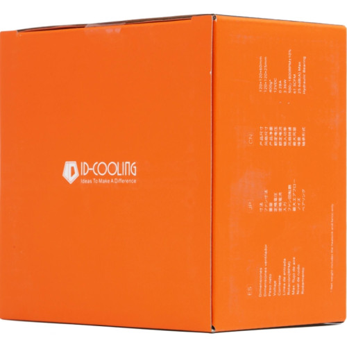 Кулер ID-Cooling DK-07i Soc-1700/1851 черный 4-pin 14-26dB Al 125W 400gr Ret [DK-07I]