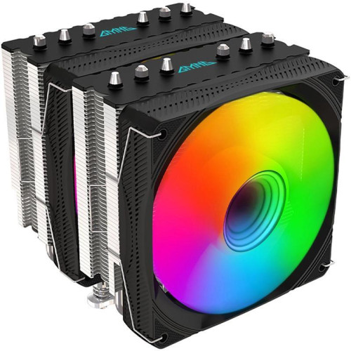 Кулер GMNG GG-CPC250-ARGB1 ARGB 120x120x25mm Soc-AM5/AM4/1151/1200/2066/1700 черный 4-pin 22-32dB Al+Cu 250W 945gr Ret (GG-CPC250-ARGB1-BK) [GG-CPC250-ARGB1-BK]