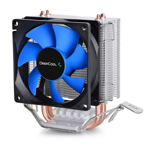 Кулер Deepcool Ice Edge Mini FS V2.0 Soc-AM5/AM4/1200/1700/1851 черный/синий 3-pin 25dB Al+Cu 100W 276gr Ret (DP-MCH2-IEMV2) [DP-MCH2-IEMV2]