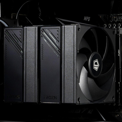 Кулер ID-Cooling Frozn A620 Soc-AM5/AM4/1200/1700/1851 черный 4-pin 29.85dB Al+Cu 270W 1190gr Ret (FROZN A620 BLACK) [FROZN A620 BLACK]