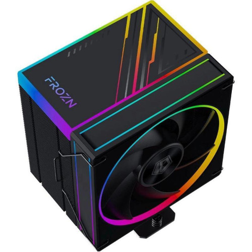 Кулер ID-Cooling Frozn A610 ARGB Soc-AM5/AM4/1200/1700/1851 черный 4-pin 29.9dB Al+Cu 250W 940gr Ret (FROZN A610 ARGB) [FROZN A610 ARGB]
