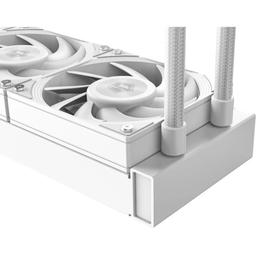 Система водяного охлаждения ID-Cooling DX240 Max Soc-AM5/AM4/1200/1700/1851 белый 4-pin 32.5dB Al+Cu 300W Ret (DX240 MAX WHITE)