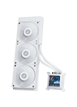 Система водяного охлаждения Lian-Li HydroShift LCD 360S Soc-AM5/AM4/1700/1851 белый 4-pin 29.8dB Al+Cu LCD 330W Ret (G89.GHSLCD36SW.R0) [G89.GHSLCD36SW.R0]