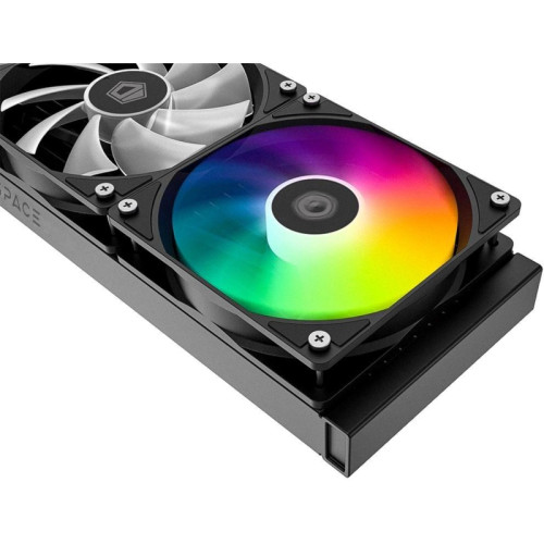 Система водяного охлаждения ID-Cooling SL360 XE ARGB Soc-AM5/AM4/1200/1700/1851 черный 4-pin 14-30dB Al+Cu LCD 350W Ret [SL360 XE]