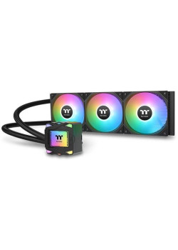 Система водяного охлаждения Thermaltake LA360 ARGB Soc-AM5/AM4/1200/1700/1851 черный 4-pin 38.35dB Al+Cu Ret (CL-W459-PL12SW-A)