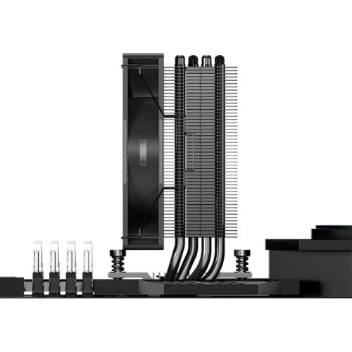 Кулер PcCooler RT400 BK Soc-AM5/AM4/1200/1700/1851 черный 4-pin 32dB Al+Cu 230W Ret (RT400-BKNWXX-GL) [RT400-BKNWXX-GL]