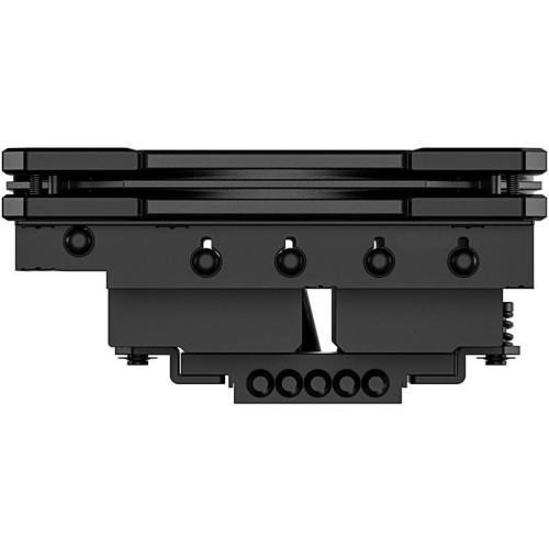 Кулер для процессора/ CPU Cooler ID-COOLING IS-55 BLACK (150W, 4-pin PWM, 55mm, Al/Cu, 5x6mm, 1x120mm, 54.6CFM, 31.2dBA, 2000RPM, S: 1851/1700/1200/115X, AM5/AM4, Black)
