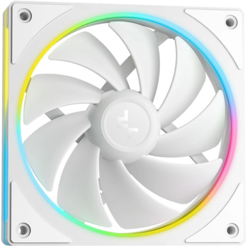 Система водяного охлаждения Deepcool LM240 WH ARGB Soc-AM5/AM4/1200/1700/1851 белый 4-pin 19-36dB Al LCD 220W 1404gr Ret (R-LM240-WHDMMC-1)