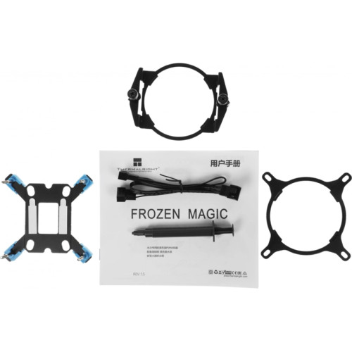 Система водяного охлаждения Thermalright Frozen Magic 360 V2 ARGB Soc-AM5/AM4/1200/1700/1851 черный 4-pin 28dB Al Ret (F-MAGIC-360-BL-ARGB-V2)