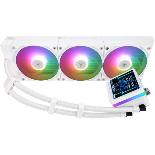 Система водяного охлаждения Thermalright Grand Vision 360 ARGB Soc-AM5/AM4/1151/1200/2066/2011/1700 белый 4-pin 29.6dB Al LCD Ret (G-VISION-360-WH-ARGB)