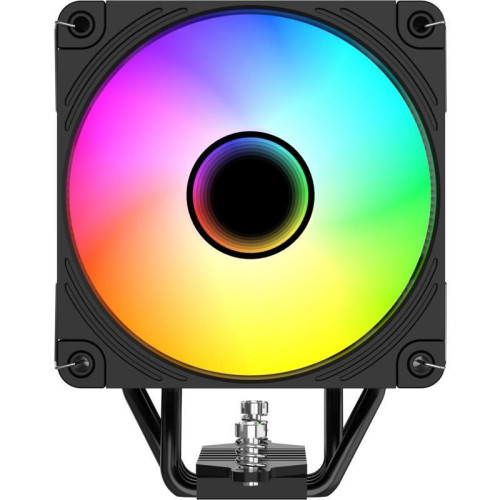 Кулер Bloody BD-AC205-ARGB1 ARGB Soc-AM5/AM4/1151/1200/2066/1700 черный 4-pin 14-26dB Al+Cu LCD 205W 513gr Ret (BD-AC205-ARGB1-BK) [BD-AC205-ARGB1-BK]