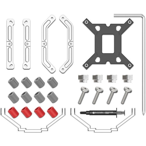 Устройство охлаждения(кулер) ID-Cooling SE-610-XT Basic Soc-AM5/AM4/1200/1700/1851 серебристый/черный 4-pin 29.85dB Al+Cu 250W 900gr Ret Устройство охлаждения(кулер) ID-Cooling SE-610-XT Basic Soc-AM5/AM4/1200/1700/1851 серебристый/черный 4-pin 29.85dB Al+Cu 250W 900gr Ret