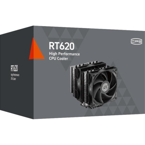 Кулер PcCooler RT620 Soc-AM5/AM4/1151/1200/2066/1700 черный 4-pin 34.9dB Al+Cu 265W Ret (RT620-BKNWXX-GL) Кулер PcCooler RT620 Soc-AM5/AM4/1151/1200/2066/1700 черный 4-pin 34.9dB Al+Cu 265W Ret (RT620-BKNWXX-GL)