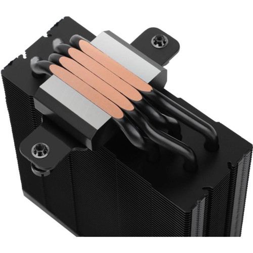 Устройство охлаждения(кулер) Thermalright Assassin Spirit 120 Vision ARGB Soc-AM5/AM4/1200/1700/1851 черный 4-pin 25.6dB Al+Cu LCD Ret (AS120-VISION-BL-ARGB)
