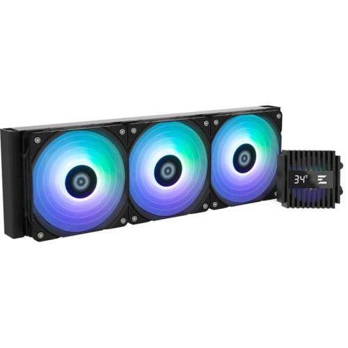 Система водяного охлаждения Zalman Alpha2 A36 ARGB Soc-AM5/AM4/1151/1200/2066/2011/1700 черный 4-pin 29.7dB Al LCD 350W Ret (ALPHA2 A36 BLACK) [ALPHA2 A36 BLACK]