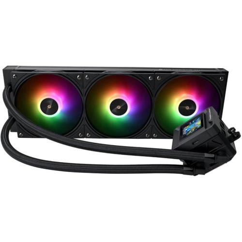 Система водяного охлаждения Thermalright Frozen Warframe SE 360 ARGB Soc-AM5/AM4/1151/1200/2066/2011/1700 черный 4-pin 29.8dB Al LCD Ret (F-WFRAME-SE-360-BL-ARGB)