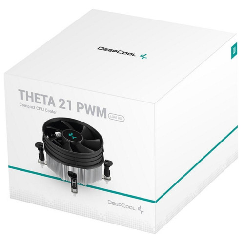 Кулер Deepcool Theta 21 PWM Soc-1700/1851 серебристый/черный 4-pin 30.2dB Al 95W 256gr Ret (DP-ICAP-T21P-17) [DP-ICAP-T21P-17]