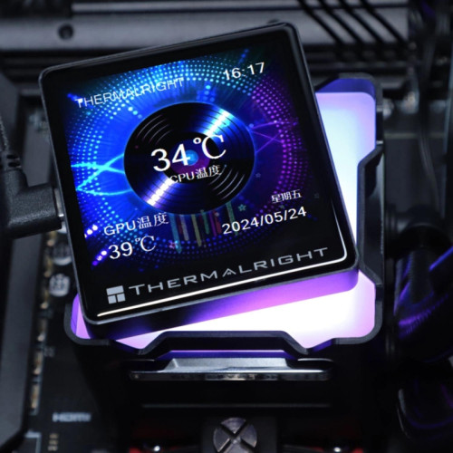Система водяного охлаждения Thermalright Elite Vision 360 ARGB Soc-AM5/AM4/1200/1700/1851 черный 4-pin 27.7dB Al LCD Ret (E-VISION-360-BL-ARGB) Система водяного охлаждения Thermalright Elite Vision 360 ARGB Soc-AM5/AM4/1200/1700/1851 черный 4-pin 27.7dB Al LCD Ret (E-VISION-360-BL-ARGB)