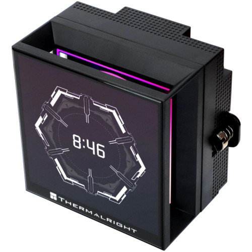 Система водяного охлаждения Thermalright Hyper Vision 360 ARGB Soc-AM5/AM4/1151/1200/2066/2011/1700 черный 4-pin 27dB Al LCD Ret (H-VISION-360-BL-ARGB)
