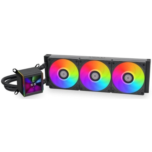 Система водяного охлаждения Lian-Li Galahad II LCD 360 ARGB Soc-AM5/AM4/1200/1700/1851 черный 79.9-30dB Al+Cu LCD Ret (G89.GA2ALCD36B.00) [G89.GA2ALCD36B.00]