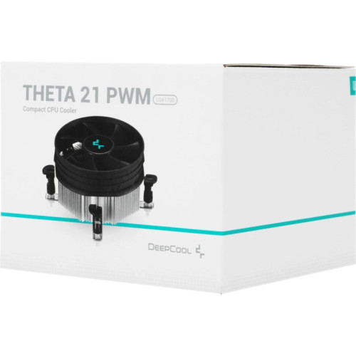 Кулер Deepcool Theta 21 PWM Soc-1700/1851 серебристый/черный 4-pin 30.2dB Al 95W 256gr Ret (DP-ICAP-T21P-17) [DP-ICAP-T21P-17]