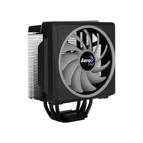 Кулер Aerocool Cylon 4F ARGB Soc-AM5/AM4/1200/1700/1851 черный 4-pin 14-26dB Al+Cu 145W 550gr Ret (CYLON 4F ARGB PWM 4P) [CYLON 4F ARGB PWM 4P]