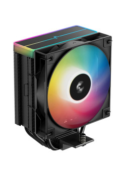 Устройство охлаждения(кулер) Deepcool AG400 Bk V2 ARGB Soc-AM5/AM4/1200/1700/1851 черный 4-pin 31.6dB Al+Cu 220W 643gr Ret (R-AG400-BKAMMN-GJD)