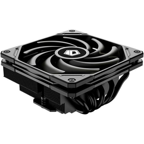 Кулер для процессора/ CPU Cooler ID-COOLING IS-55 BLACK (150W, 4-pin PWM, 55mm, Al/Cu, 5x6mm, 1x120mm, 54.6CFM, 31.2dBA, 2000RPM, S: 1851/1700/1200/115X, AM5/AM4, Black)