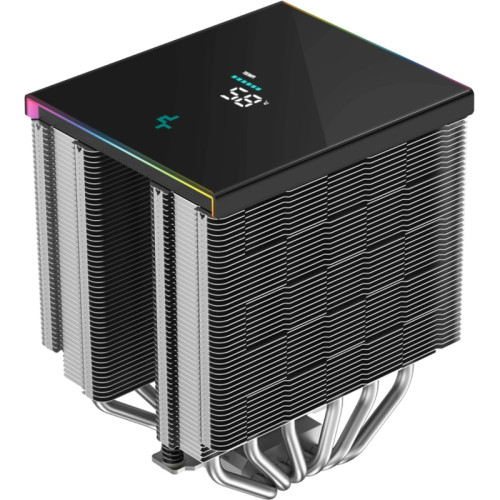 Устройство охлаждения(кулер) Deepcool AK620 Digital SE ARGB Soc-AM5/AM4/1200/1700/1851 черный 4-pin 19-28dB Al+Cu LCD 260W 1400gr Ret (R-AK620-BKADMN-GJD)