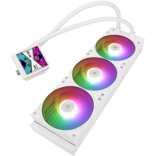 Система водяного охлаждения Thermalright Grand Vision 360 ARGB Soc-AM5/AM4/1151/1200/2066/2011/1700 белый 4-pin 29.6dB Al LCD Ret (G-VISION-360-WH-ARGB)