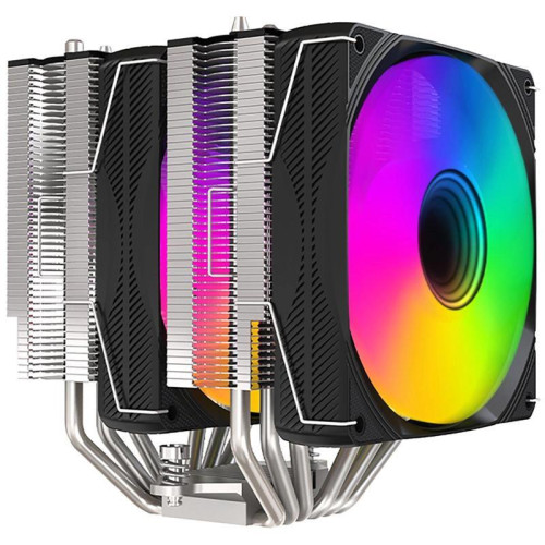 Кулер GMNG GG-CPC250-ARGB1 ARGB 120x120x25mm Soc-AM5/AM4/1151/1200/2066/1700 черный 4-pin 22-32dB Al+Cu 250W 945gr Ret (GG-CPC250-ARGB1-BK) [GG-CPC250-ARGB1-BK]