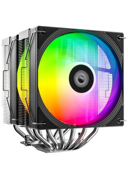 Устройство охлаждения(кулер) ID-Cooling Frozn A620 Pro Se ARGB Soc-AM5/AM4/1200/1700/1851 черный 4-pin 15-27.2dB Al+Cu 260W 1020gr Ret (FROZN A620 PRO SE ARGB)