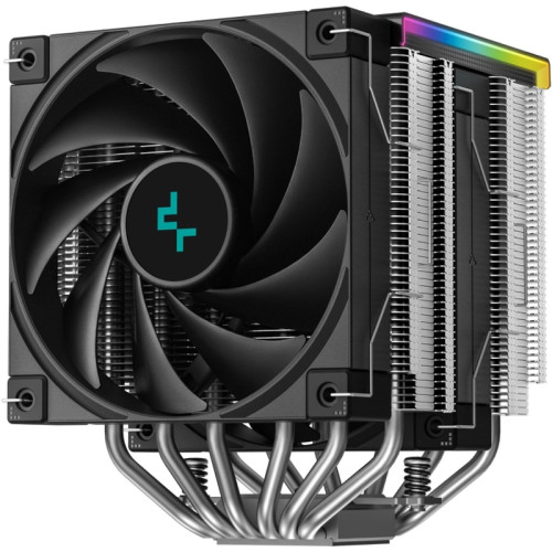 Устройство охлаждения(кулер) Deepcool AK620 Digital SE ARGB Soc-AM5/AM4/1200/1700/1851 черный 4-pin 19-28dB Al+Cu LCD 260W 1400gr Ret (R-AK620-BKADMN-GJD)