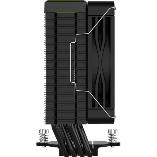 Кулер Bloody BD-AC205-ARGB1 ARGB Soc-AM5/AM4/1151/1200/2066/1700 черный 4-pin 14-26dB Al+Cu LCD 205W 513gr Ret (BD-AC205-ARGB1-BK) [BD-AC205-ARGB1-BK]