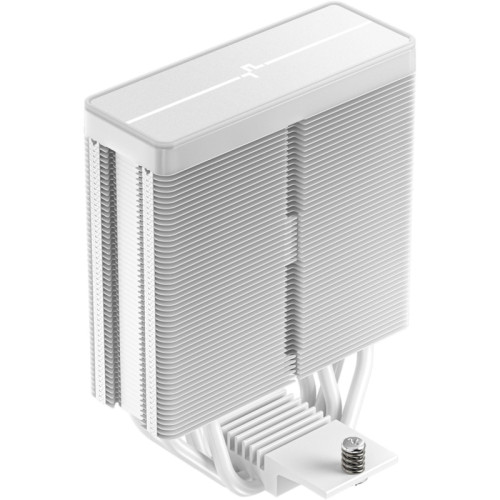 Устройство охлаждения(кулер) Deepcool AG400 Wh V2 ARGB Soc-AM5/AM4/1200/1700/1851 белый 4-pin 31.6dB Al+Cu 220W 643gr Ret (R-AG400-WHAMMN-GJD)