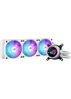 Система водяного охлаждения Asus ROG Strix LC III 360 ARGB White Edition ARGB Soc-AM5/AM4/1200/1700/1851 белый 4-pin 36dB Al LCD 300W Ret (90RC00T2-M0UAY0)