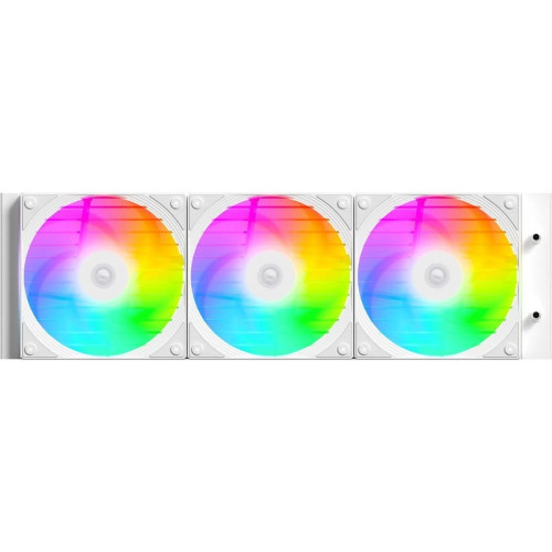 Система водяного охлаждения ID-Cooling FX360 Inf ARGB Soc-AM5/AM4/1200/1700/1851 белый 4-pin 27.2dB Al+Cu 350W Ret (FX360 INF WHITE) [FX360 INF WHITE]