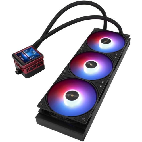 Система водяного охлаждения Thermalright Frozen Warframe ULTRA 360 ARGB Soc-AM5/AM4/1151/1200/2066/2011/1700 черный 4-pin 29.6dB Al LCD Ret (F-WFRAME-ULT-360-BL-ARGB) Система водяного охлаждения Thermalright Frozen Warframe ULTRA 360 ARGB Soc-AM5/AM4/1151/1200/2066/2011/1700 черный 4-pin 29.6dB Al LCD Ret (F-WFRAME-ULT-360-BL-ARGB)