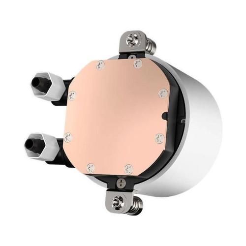 Система водяного охлаждения PcCooler DA240 WH ARGB Soc-AM5/AM4/1200/1700/1851 белый 4-pin Al+Cu 270W Ret (DA240-WHAWXX-GL) [DA240-WHAWXX-GL]