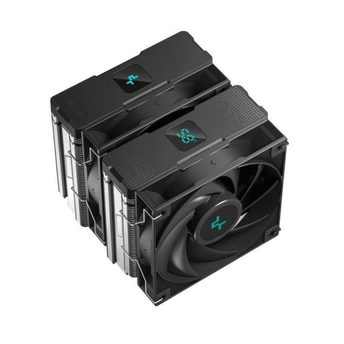 Кулер Deepcool AG620 Digital Soc-AM5/AM4/1151/1200/2066/1700 черный 4-pin 29.4dB Al+Cu LCD 260W 1370gr Ret (R-AG620-BKNDMN-G-1) [R-AG620-BKNDMN-G-1]