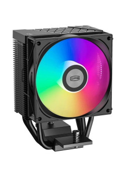 Кулер PcCooler R300 ARGB Soc-AM5/AM4/1200/1700/1851 черный 4-pin 18-30dB Al+Cu 150W Ret (R300-BKAWYX-US)