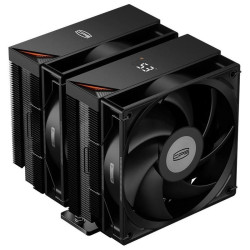 Кулер PcCooler RT620 Digital Soc-AM5/AM4/1151/1200/2066/1700 черный 4-pin 34.9dB Al+Cu LCD 265W Ret (RT620-BKNWYL-GL)