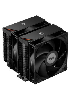 Кулер PcCooler RT620 Digital Soc-AM5/AM4/1151/1200/2066/1700 черный 4-pin 34.9dB Al+Cu LCD 265W Ret (RT620-BKNWYL-GL)