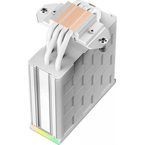 Кулер Deepcool AK400 Digital ARGB Soc-AM5/AM4/1200/1700/1851 белый 4-pin 28dB Al+Cu LCD 220W 695gr Ret (R-AK400-WHADMN-G) [R-AK400-WHADMN-G]