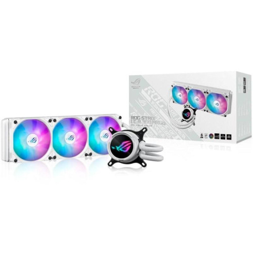 Система водяного охлаждения Asus ROG Strix LC III 360 ARGB White Edition ARGB Soc-AM5/AM4/1200/1700/1851 белый 4-pin 36dB Al LCD 300W Ret (90RC00T2-M0UAY0) Система водяного охлаждения Asus ROG Strix LC III 360 ARGB White Edition ARGB Soc-AM5/AM4/1200/1700/1851 белый 4-pin 36dB Al LCD 300W Ret (90RC00T2-M0UAY0)