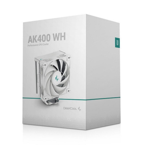 Кулер Deepcool AK400 Soc-AM5/AM4/1200/1700/1851 белый 4-pin 29dB Al+Cu 220W 661gr Ret (R-AK400-WHNNMN-G-1) [R-AK400-WHNNMN-G-1]