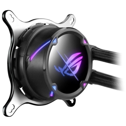 Система водяного охлаждения ASUS ROG Strix LC II 360 ARGB Soc-AM4/1151/1200/2066/1700 черный 4-pin 37.6dB Al Ret (90RC00F1-M0UAY4) [90RC00F1-M0UAY4]