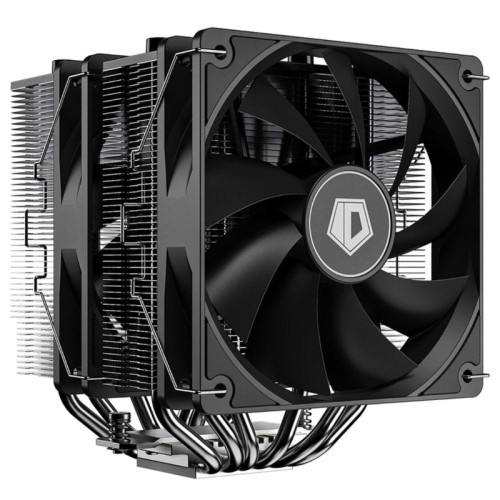 Кулер ID-Cooling SE-206-XT Soc-AM5/AM4/1151/1200/2066/1700 черный 4-pin 15-35dB Al+Cu 250W 1100gr Ret [SE-206-XT]